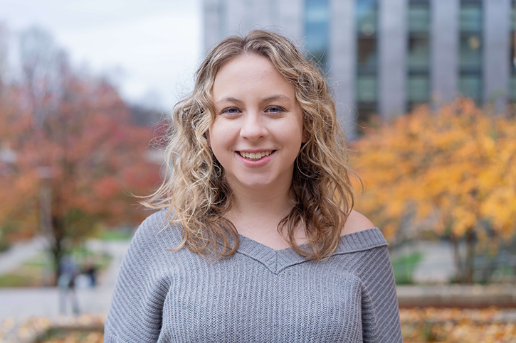 December 2020 George Mason University graduate Delaney Hertel