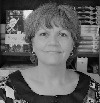 black and white headshot