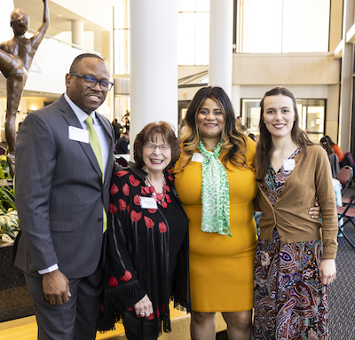 Tamara Nall and her husband with Dr. Monson