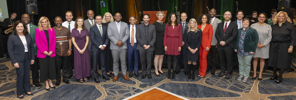 honorees at the Celebration of Distinction