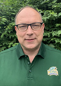 Brian Gillette in a Mason green shirt