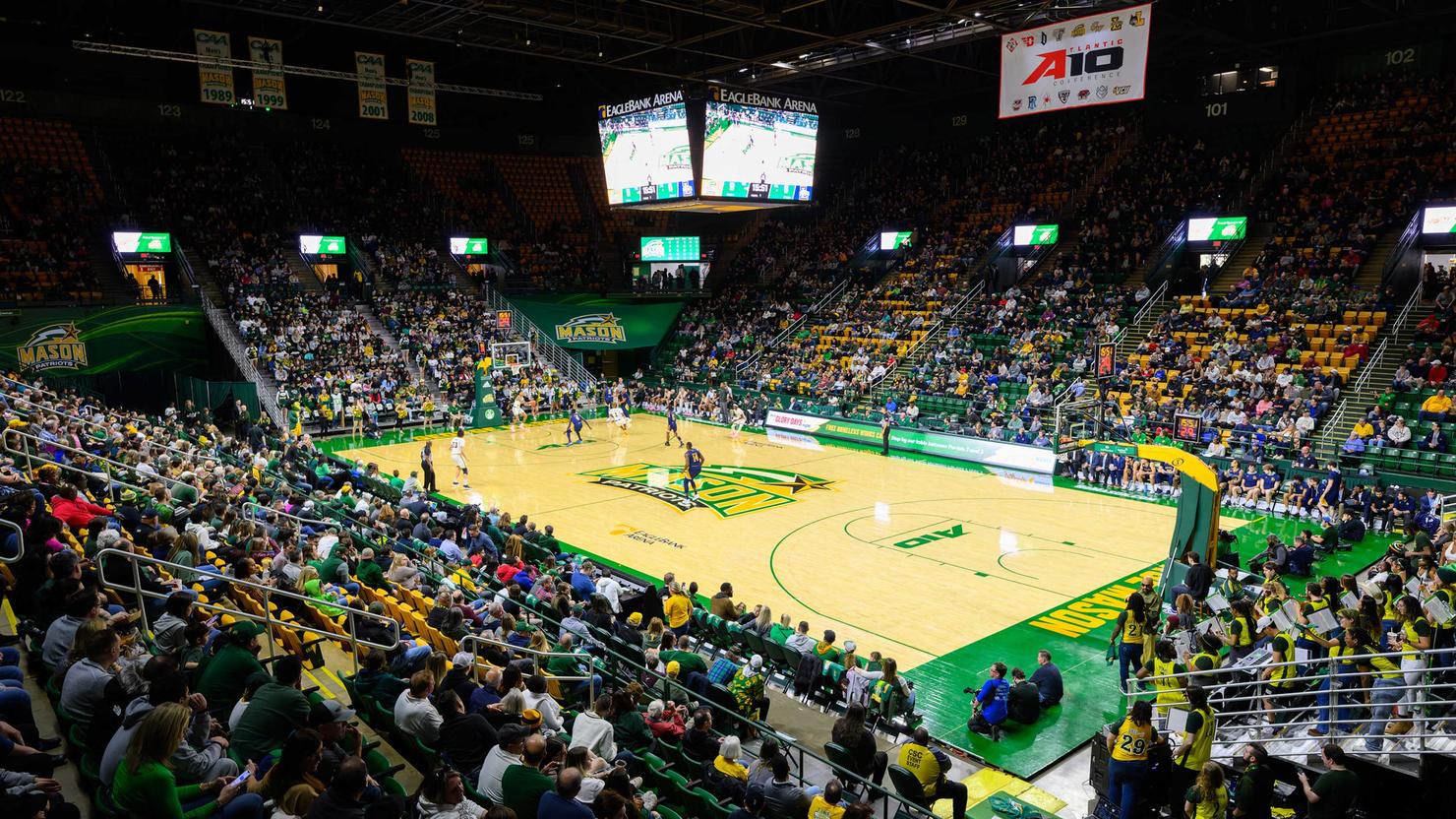 Eagle Bank arena during a 2022-23 Season men's basketball game