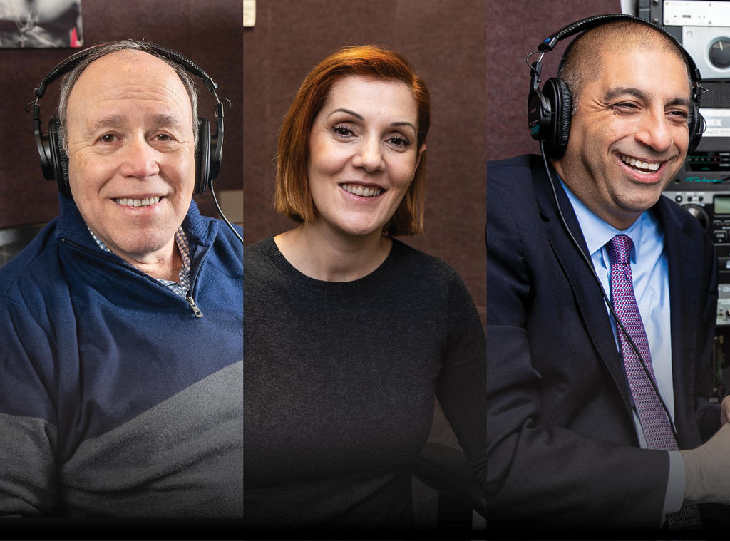 Portraits of recent Access to Excellent podcast guests