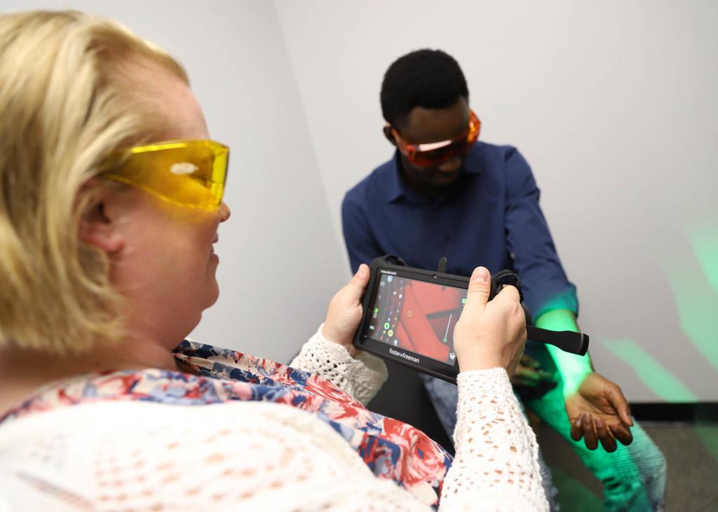 The EAS-ID (Evidence-based AI Software for Injury Detection) project has successfully completed Phase 1: development of a working prototype of a mobile app designed to accurately capture and document bruises. An anonymous donor recently committed an additional $5.3 million to advance the technology. 