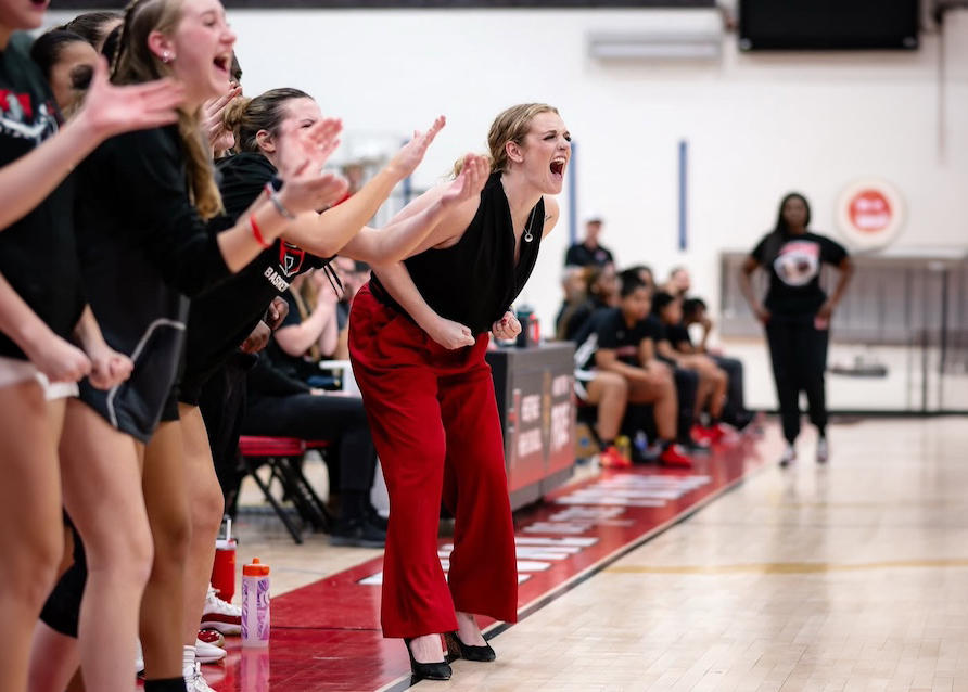 Former Patriots star Tayler Cook coaches girls basketball