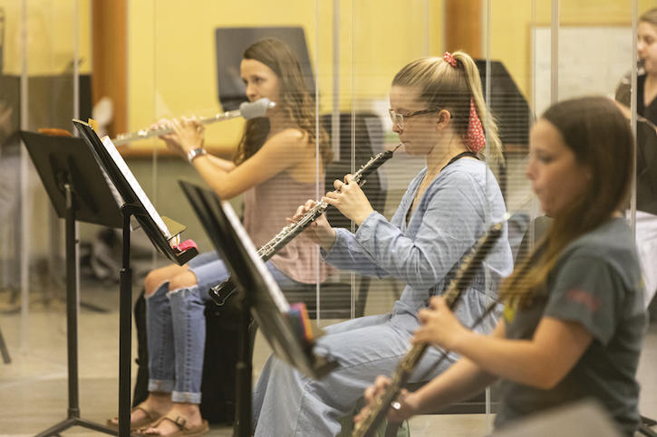 School of Music class