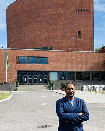 Professor Aditya Johri at Aalto University in Finland
