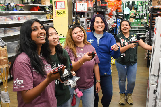 business students at ACE hardware