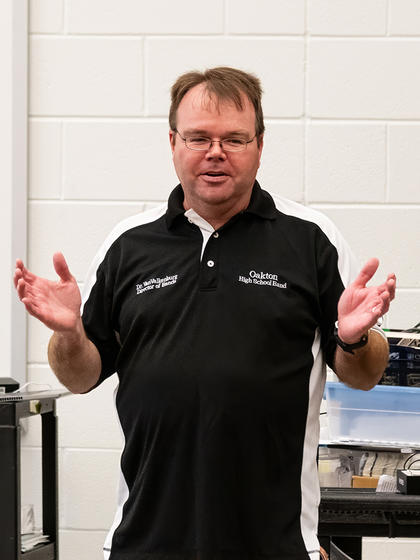 VanValkenburg in his teaching element.