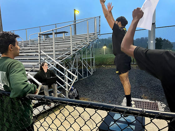 Megan Sax van der Weyden measures ROTC cadet jump capacity