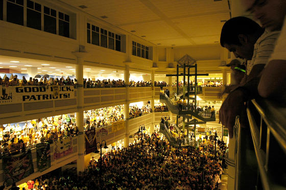 On April 1, 2006, thousands of George Mason University community members gathered in the Johnson Center to cheer on the men's basketball team