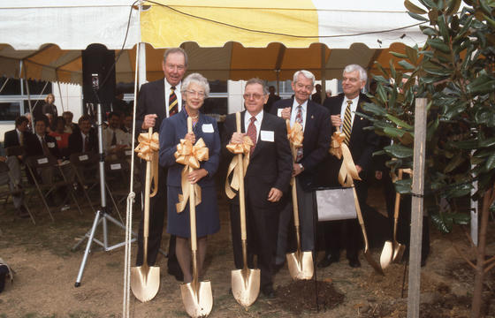 groundbreaking at SciTech in 1994