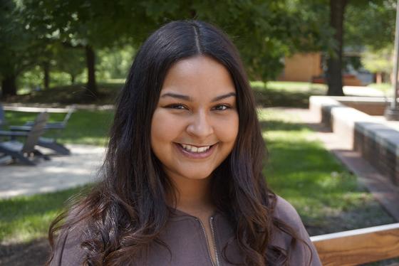 Aliza Rubiera on campus