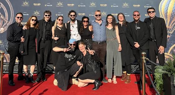 Sami Saghir (far right) with colleagues. Photo provided