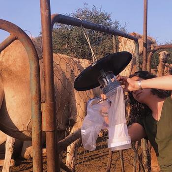 Lilak conducting field work