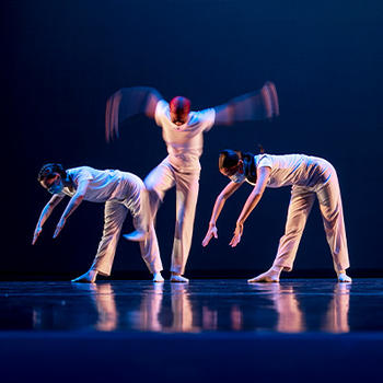 School of Dance students rehearse the choreography for Robert Battle's "Awakening." Photo by Cristian Torres.