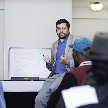 romano teaching a workshop