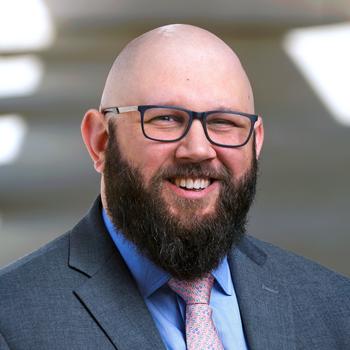 Head shot of Mason employee Jordan Mason