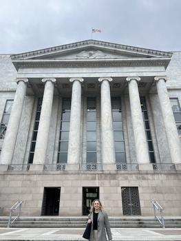Livija Kaktaite on Capitol Hill. Photo provided.