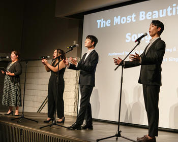 students performing at workshop